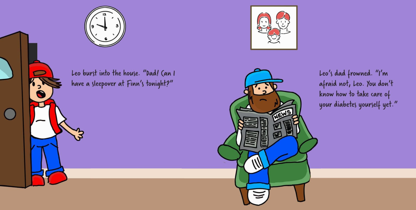 Leo asks about a sleepover